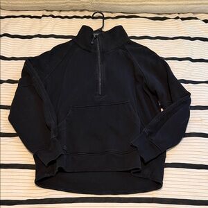 lululemon athletica Scuba Oversized Half-Zip Funnel Neck *LONG in Black